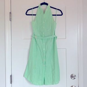 Ralph Lauren Rugby Halter Striped Dress